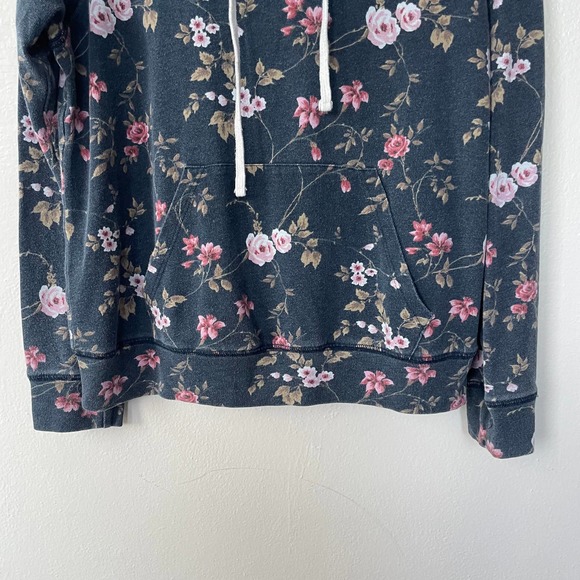 Sundry Size S Blue Floral hoodie sweater size S - Picture 5 of 10